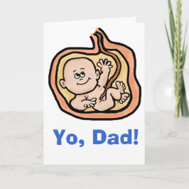 Tarjeta del Día del Padre para las Papas Expectant