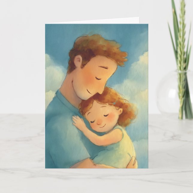 Tarjeta del Día del Padre para mi Protector y Ment (Anverso)