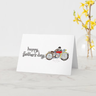 Tarjeta del Día del Padre para Motociclista