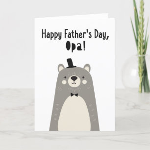 Tarjeta del Día del Padre para Opa