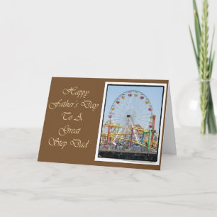 Tarjeta del día del padre para papá de paso