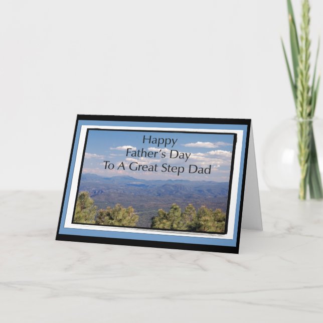 Tarjeta del día del padre para papá de paso (Anverso)