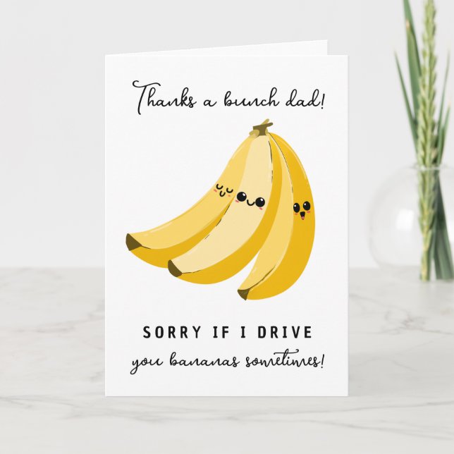 Tarjeta del Día del Padre para papá gracias a un m (Anverso)