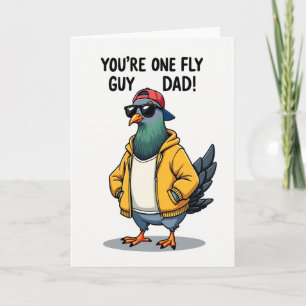 Tarjeta del Día del Padre para Papá Palomo Genial