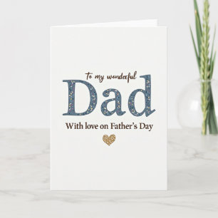 Tarjeta del Día del Padre para Papá Pecoso