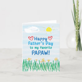Tarjeta del Día del Padre para Papaw