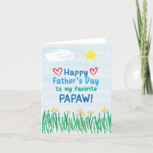 Tarjeta del Día del Padre para Papaw