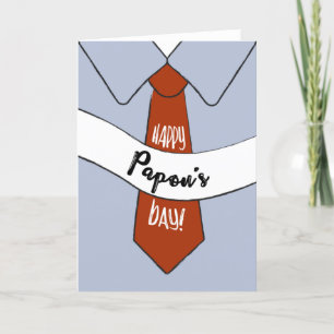 Tarjeta del Día del Padre para Papou