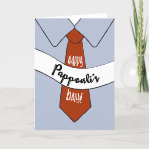 Tarjeta del Día del Padre para Pappouli