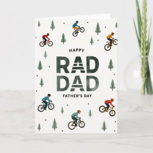 Tarjeta del Día del Padre para Paseo en Bicicleta 