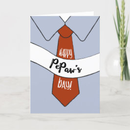 Tarjeta del Día del Padre para PePaw