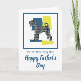 Tarjeta del Día del Padre para perro Airedale Terr