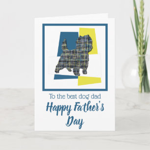 Tarjeta del Día del Padre para perro Cairn Terrier