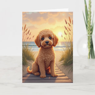 Tarjeta del Día del Padre para Perro Dulce