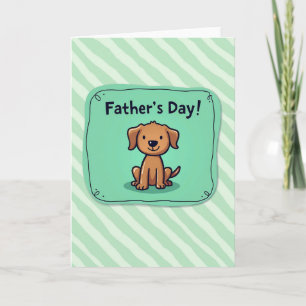 Tarjeta del Día del Padre para Perro Querido