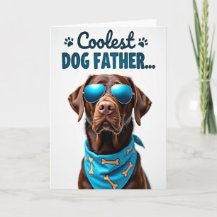 Tarjeta del Día del Padre para Perro Suave