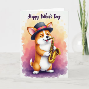Tarjeta del Día del Padre para Perros Jengibre