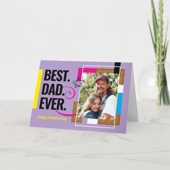 Tarjeta del día del padre para Personalizados mode (Anverso)