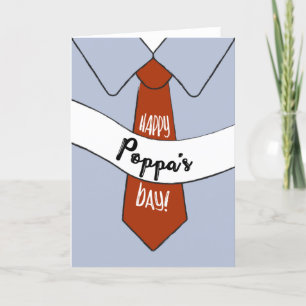 Tarjeta del Día del Padre para Poppa