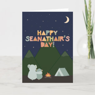 Tarjeta del Día del Padre para Seanathair