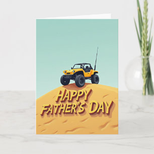 Tarjeta del Día del Padre para Todoterreno