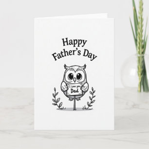 Tarjeta del Día del Padre para un Padre Amoroso