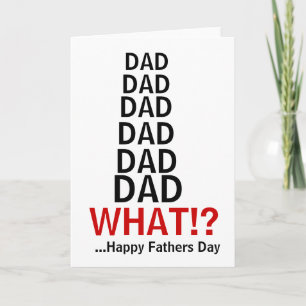 Tarjeta del Día del Padre para un padre divertido