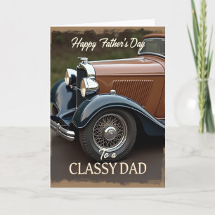 Tarjeta del Día del Padre para un Papá Elegante
