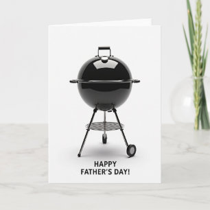 Tarjeta del Día del Padre para una parrillada en e