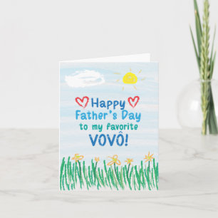 Tarjeta del Día del Padre para Vovô