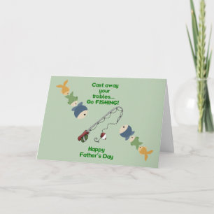 Tarjeta del Día del Padre Pescador