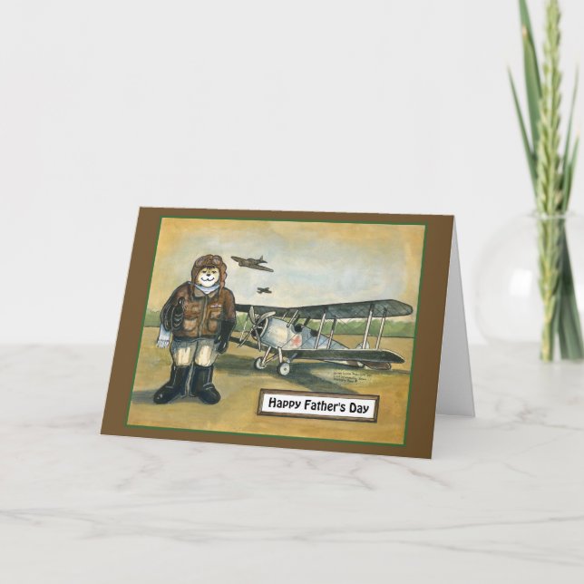 Tarjeta del Día del Padre - Piloto (Anverso)