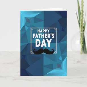 Tarjeta del Día del Padre Poligonal