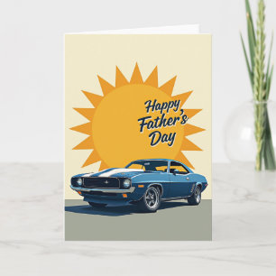 Tarjeta del Día del Padre Radiant Sky