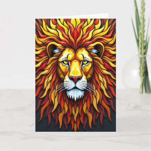 Tarjeta del Día del Padre Regal Lions