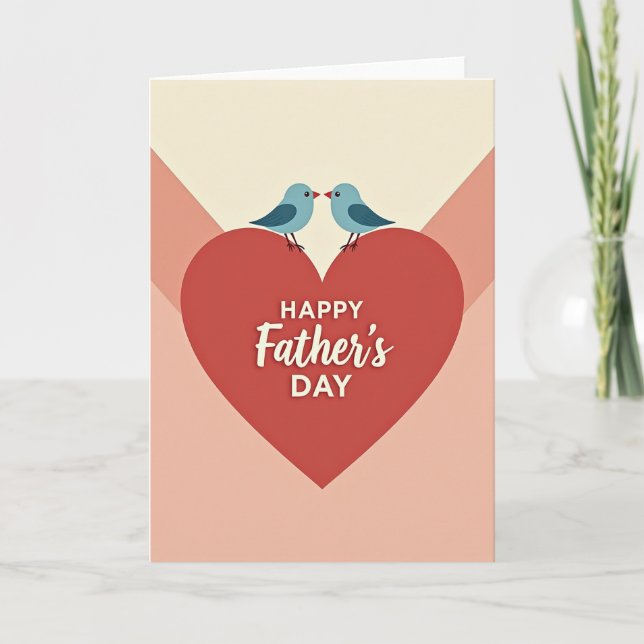 Tarjeta del Día del Padre Ruby Sweet (Anverso)