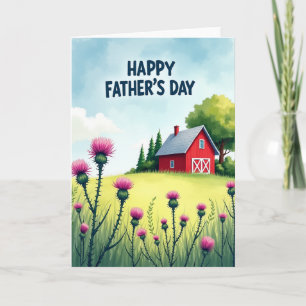 Tarjeta del Día del Padre Rural