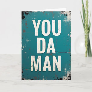 Tarjeta del Día del Padre Rústico Eres el Mejor Ho