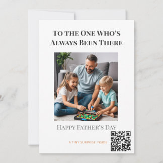 Tarjeta del Día del Padre - Siempre estuvo ahí
