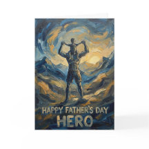 Tarjeta del Día del Padre 'Sobre los hombros de mi