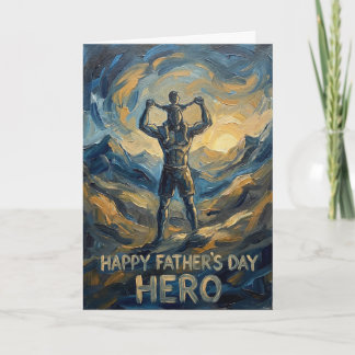 Tarjeta del Día del Padre 'Sobre los hombros de mi