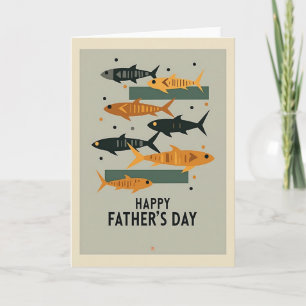 Tarjeta del Día del Padre Subacuática
