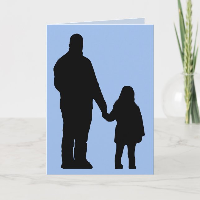 TARJETA DEL DÍA DEL PADRE TE QUIERO DE HIJA (Anverso)