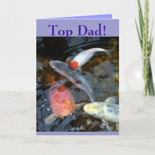 Tarjeta del Día del Padre "Top Dad"