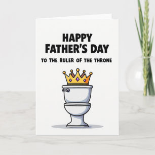 Tarjeta del Día del Padre Trono Real