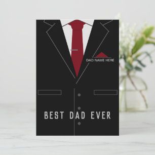 Tarjeta del día del padre - tu mejor papá