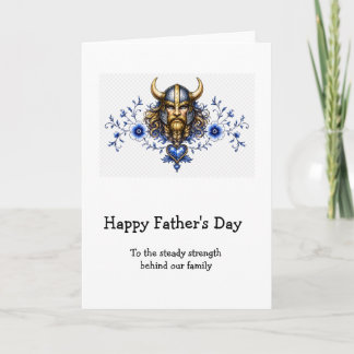 Tarjeta del Día del Padre Vikinga
