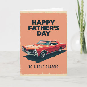 Tarjeta del Día del Padre Vintage Ride