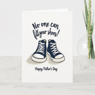 Tarjeta del Día del Padre Zapatos de Papá Genial