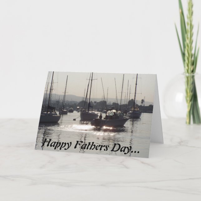 Tarjeta del Día del Padres Pesqueros (Anverso)